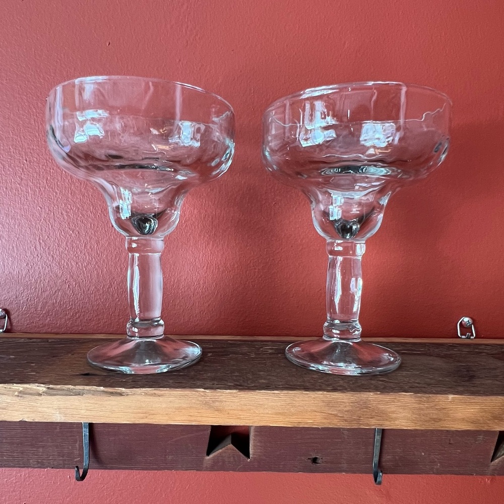 Libby Yucatan Margarita Glass Set (2) 🍋‍🟩 NWOT!